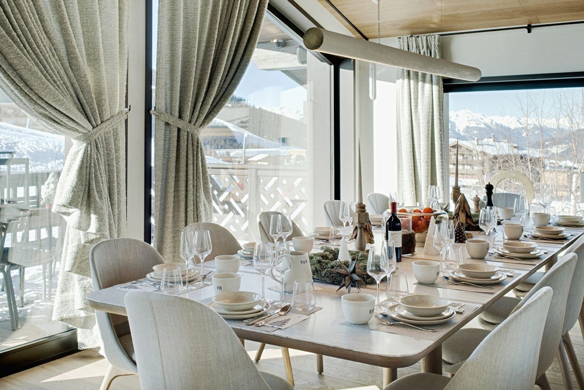 Fine dining at Chalet Ascension